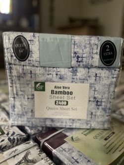 aloe vera bamboo sheet set 2400 serioes 6 piece queen size 