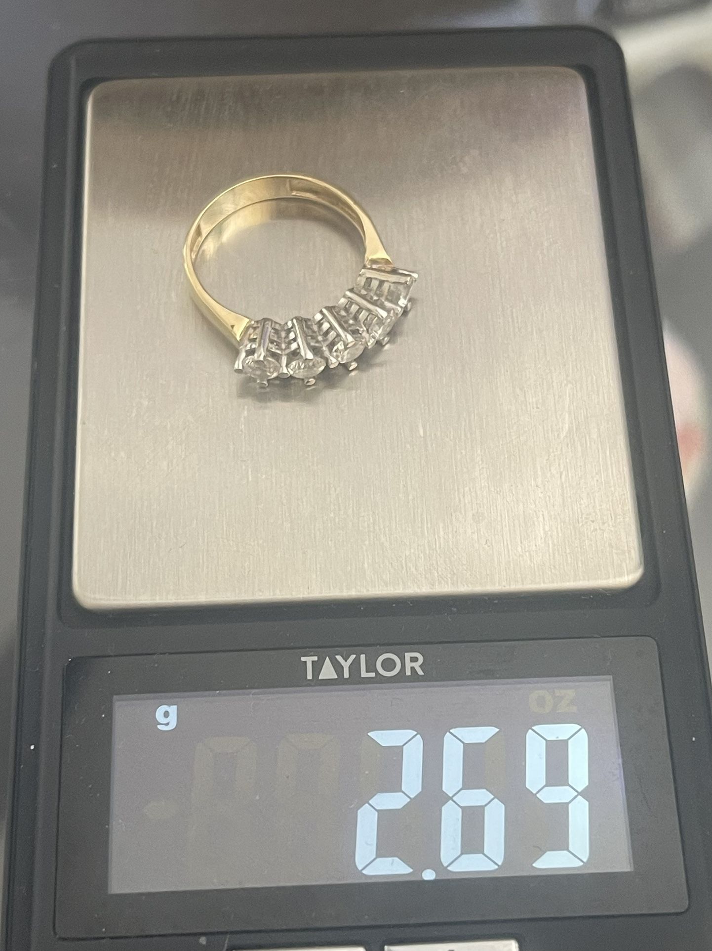 14k Solid Gold Wedding Ring #6,5