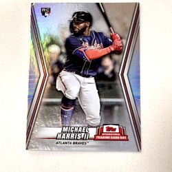 Michael Harris II RC 2023 Topps Intl Trading Card Day Atlanta Braves