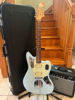 Fender Vintera 60s Jaguar w/ Hardshell Case, Fender Amp