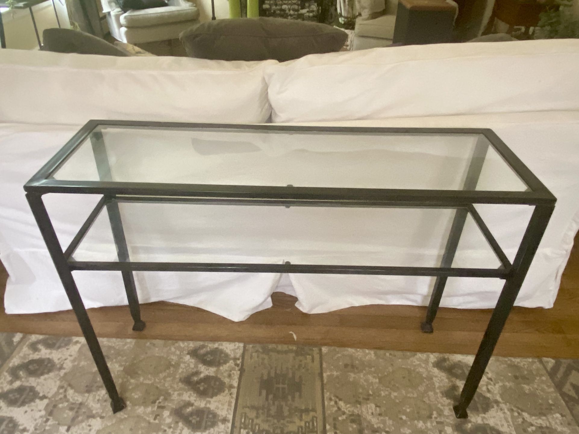 Glass Console Table