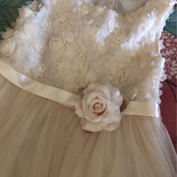 Girls Dress/Flower Girl Dress Ivory