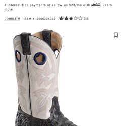 Double H Boots Size 10