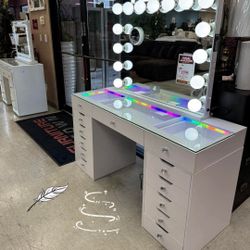 💃AVERY VANITY WITH STOOL SET/ OTHER COLOR BLACK 🖤$10 PAYMENT 