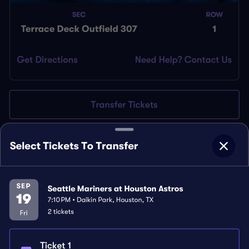 Houston Astros Vs Seattle Mariners