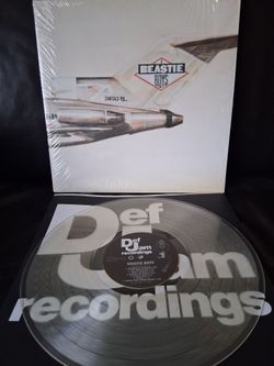 Beastie Boys Licensed to Ill Vinyl LP Rare Clear Color Like New just opened