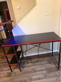 Gaming computer desk led