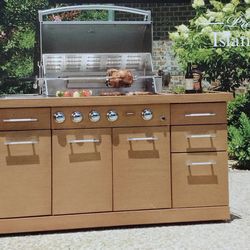 Premium Island Grill Stainless Steel BBQ