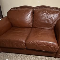 Leather Couch 