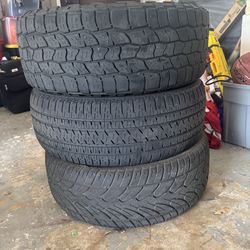 275/55/20 tires (bottom one 60$ middle one 80$ top one 100$)