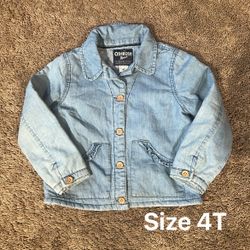 Toddler Girl Blue Jacket Size 4T