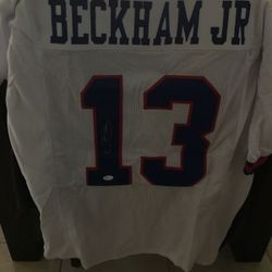 NFL New York Giants Odell Beckham Signed Jersey With COA 