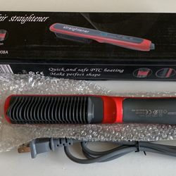 Electric Hair Straightener Ionic Heater W/ LED