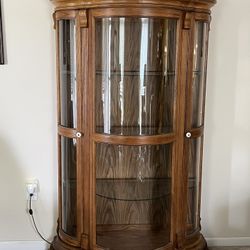 Curio Cabinet Good Condition 