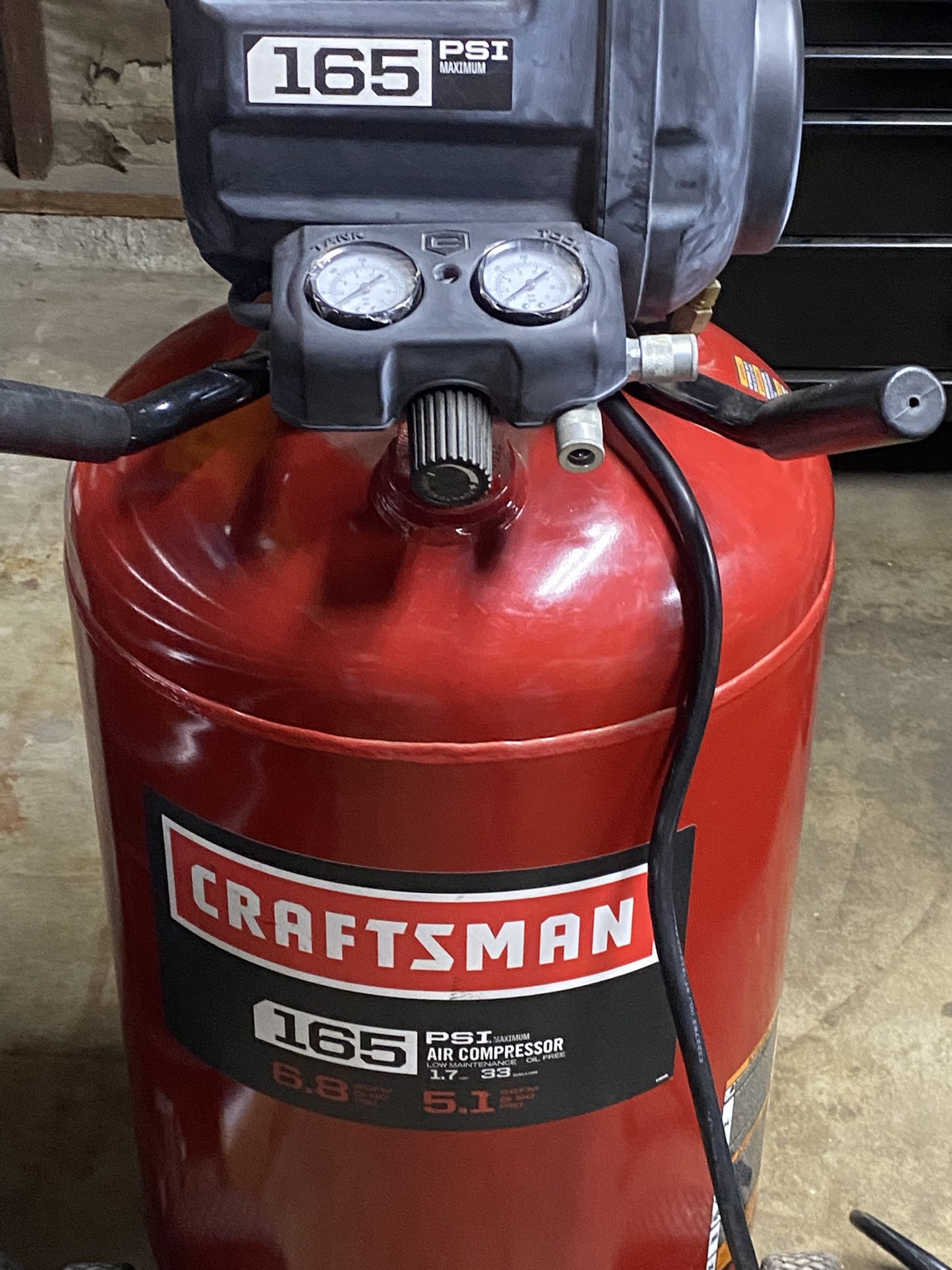 Craftsman 165 PSI Air Compressor