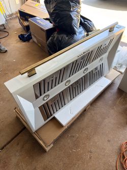 Forno Aria 48 Inch Wall-Mounted Range Hood in White