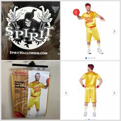 New Spirit Halloween Dodge Ball Average Joe’s Gym Movie Costume Adult Size Medium