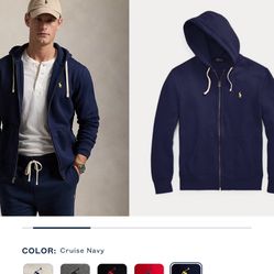 Ralph Lauren Polo Fleece Full Zip Hoodie 