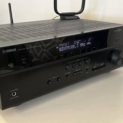 Yamaha RX-V479 AV Receiver Black Bluetooth 4K HDMI .