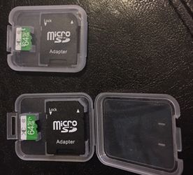 64 Gigabytes Micro SD Cards with Adapter
