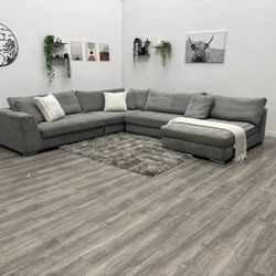 Gray Sectional Couch - Free Delivery