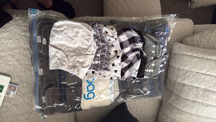 NEW Never Used - Adjustable size Nora’s Nursery cloth diapers