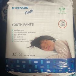 McKesson Youth Pull-Ups Size S/M 38-65lbs