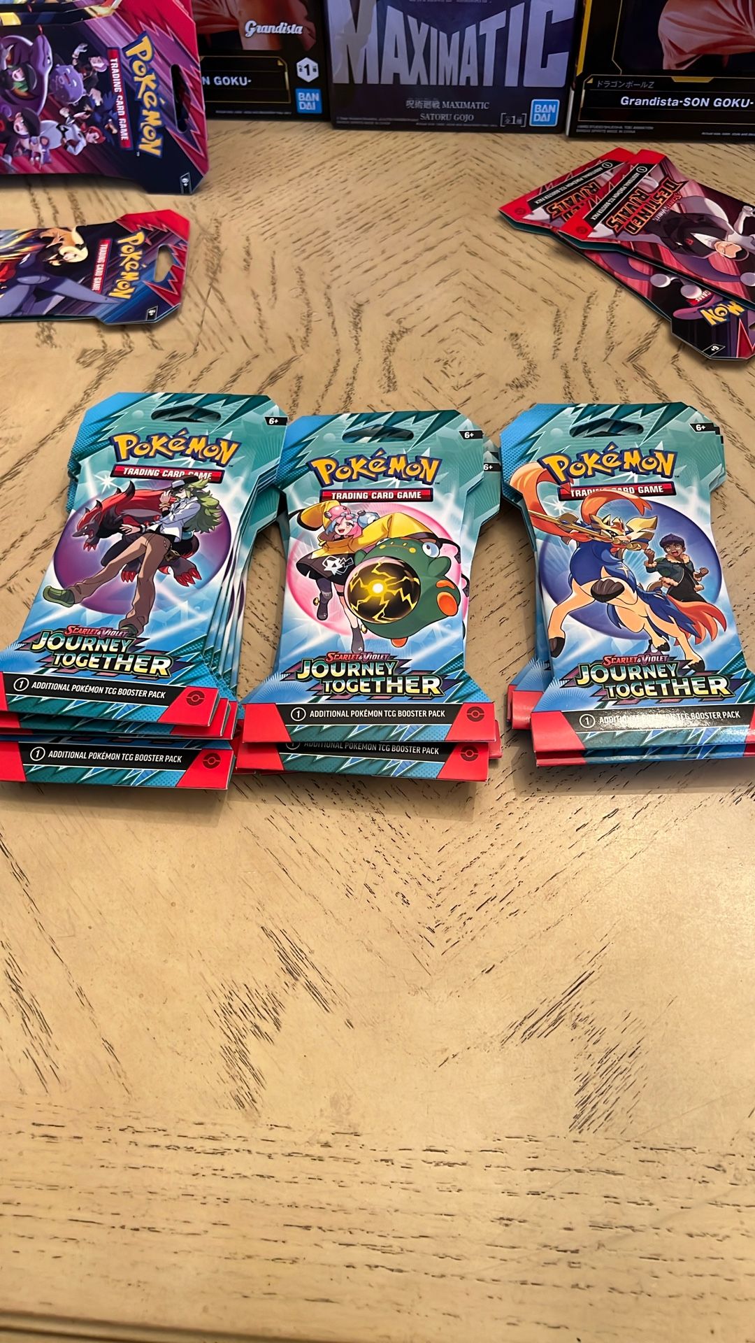 Pokemon Cards Journey Together