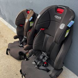 Two Graco 3 In 1 Car Seat / Booster Combo
