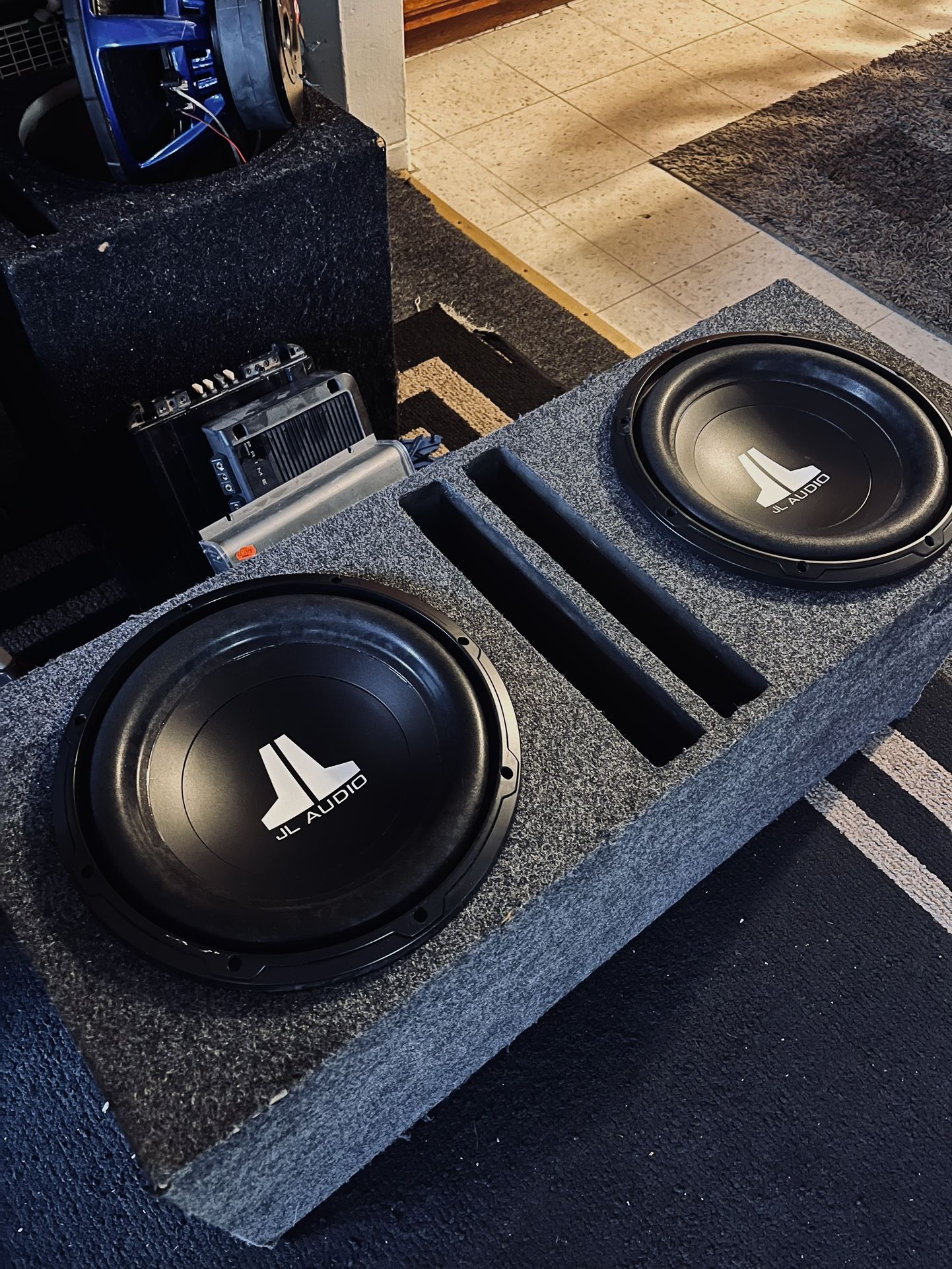 Two JL Audio 12W0v3-4 In Ported Enclosure