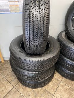 SET 255/70/18 BRIDGESTONE DULER SEMI NEW 95%TREAD LIFE $280 PRICE INCLUDES PROFESSIONAL INSTALLATION AND TAX