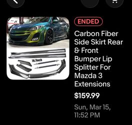 Mazdaspeed 3 body kit