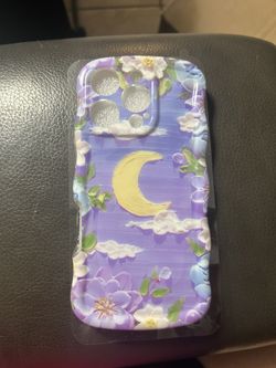 iPhone 16 Pro Floral Moon Phone Case