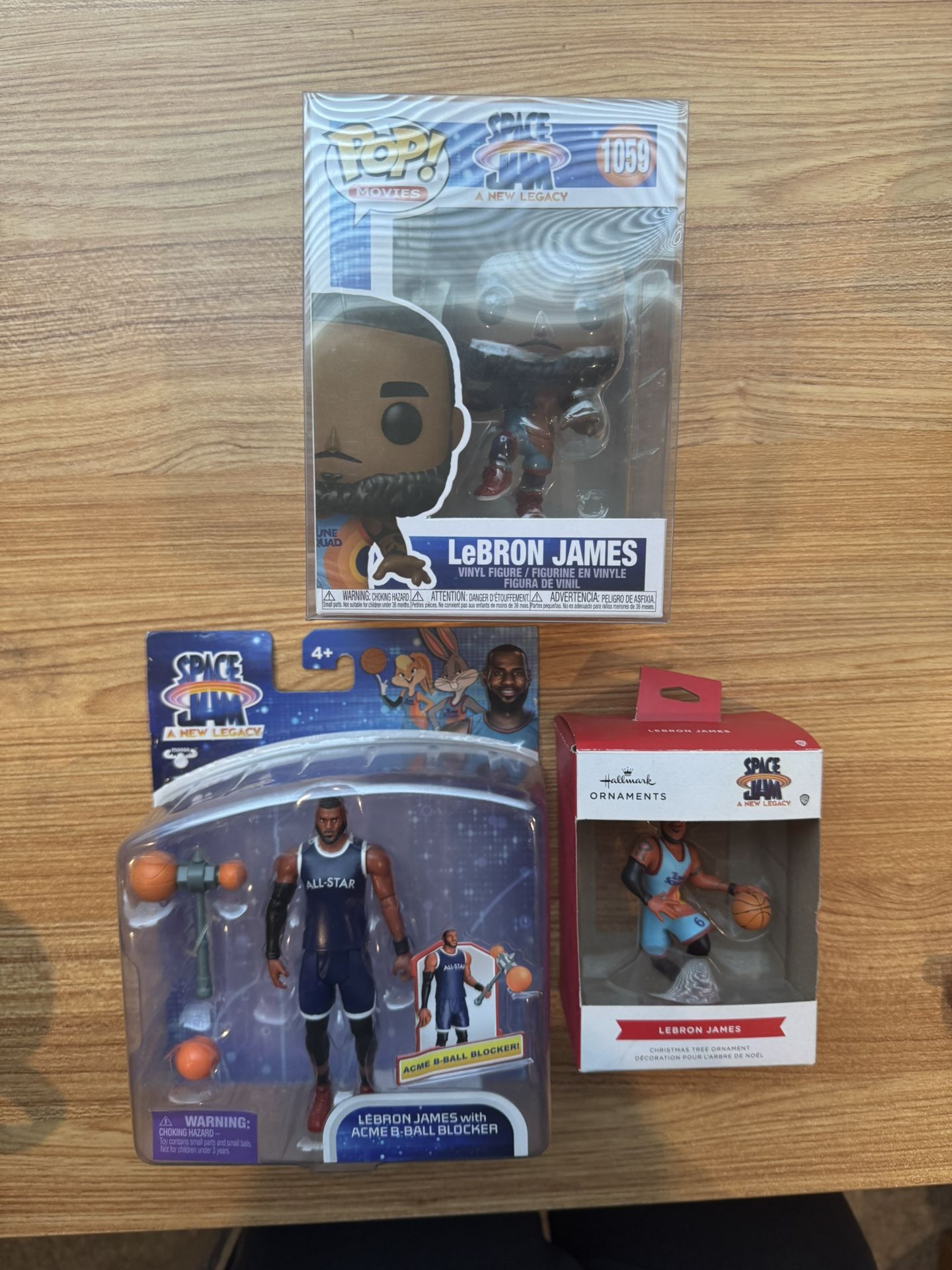 Lebron James Space Jam Funko Pop Action Figure And Ornament