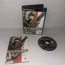 Metal Gear Solid 2 PS2