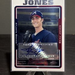 Beau Jones 2005 Topps Chrome Updates & Highlights - First Year Atlanta Braves