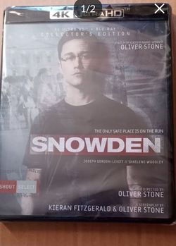 4k blu ray snowden bluray brand new