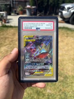 PSA 10 MegaSableye & Tyranitar GX #226 Unified Minds FA