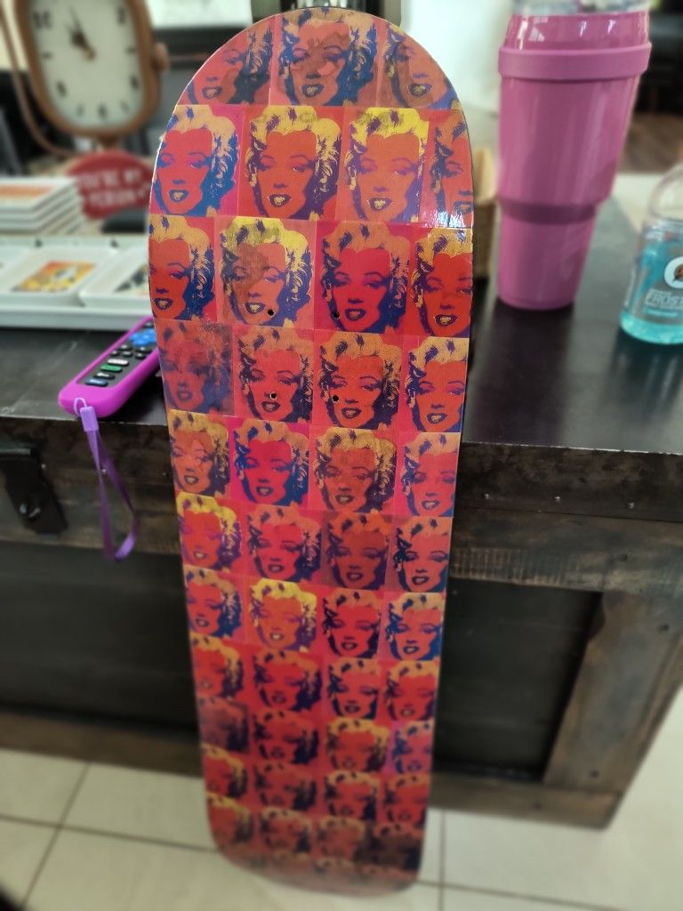 Marilyn Monroe Skateboard Deck Rare