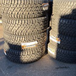 265/70/17 Arroyo LT All Terrain Tires Installed And Balanced Instaladas Y Balanceadas 