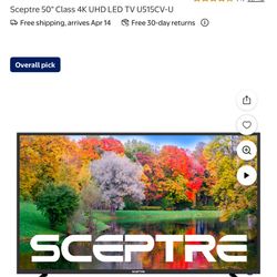 TV Sceptre 50inch 