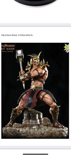 Shao Kahn Mortal Kombat 1/4 Scale Pop Culture Shock Statue
