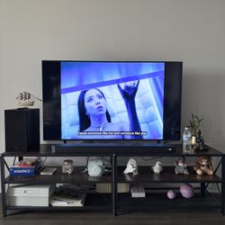 Samsung 55” QLED 4K Smart TV (Q60C) – Like New Condition + TV Table – Must Sell