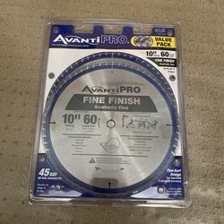 Avanti Pro 10 in. x 60-Tooth Fine Finish Circular Saw Blade Value Pack (2-Pack)