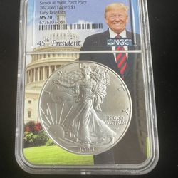 Trump Silver Eagle MS70