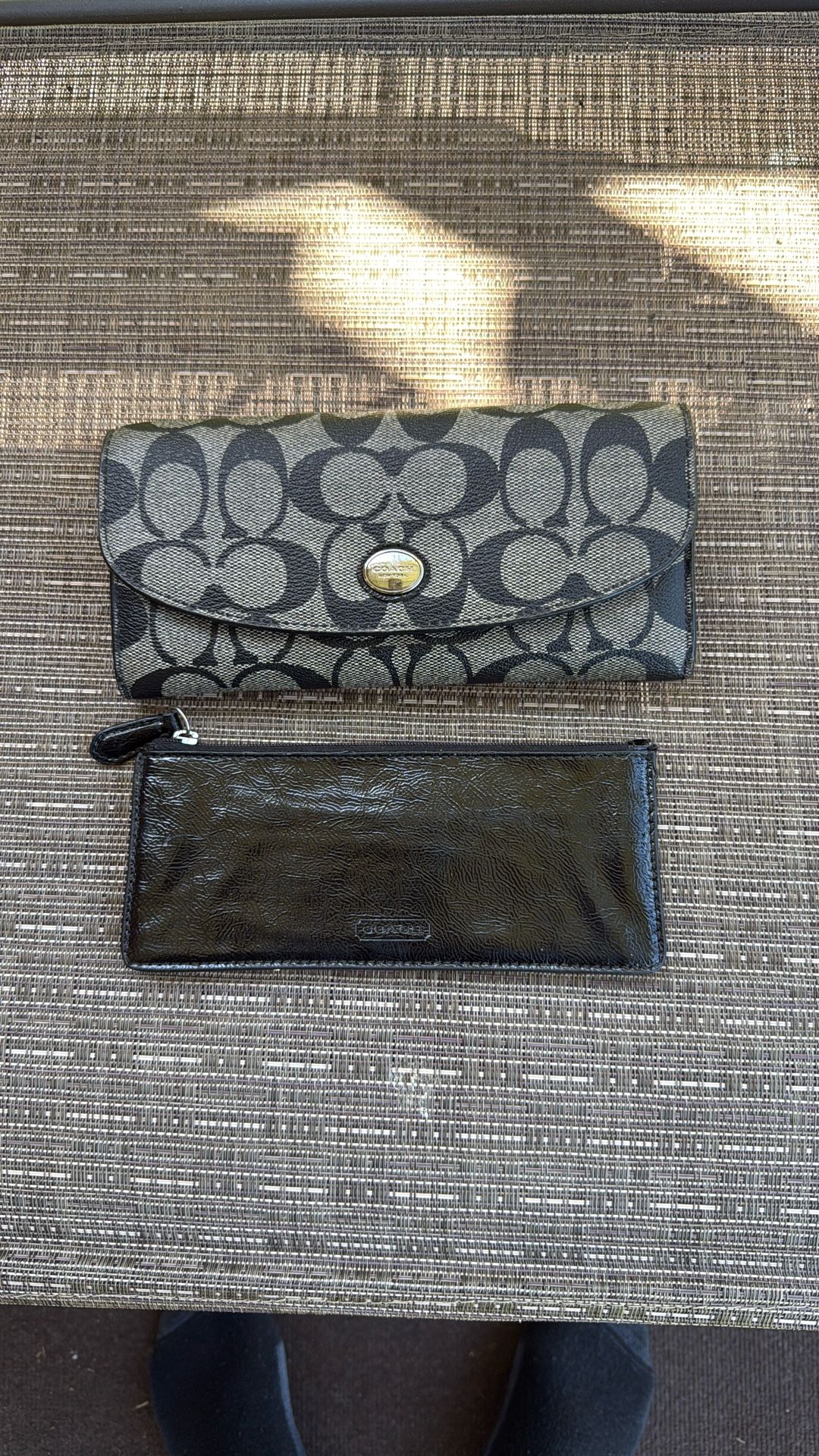 Coach Wallet With Extra Coach Pouch