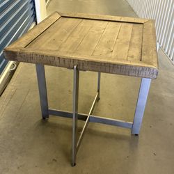 Rustic Square End Table