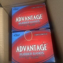 Alliance Rubber 26319 Advantage Rubber Bands Size #31, 1/4 lb Box Contains Approx. 212 Bands (2 1/2" x 1/8", Natural Crepe