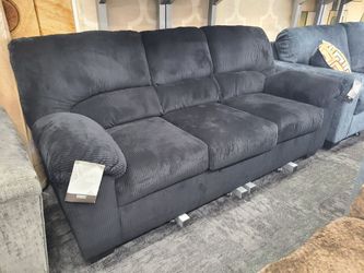 New special no credit needed Ashley SimpleJoy Onyx Sofa 1pc only special