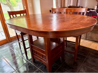 Free dining table with 6 chairs